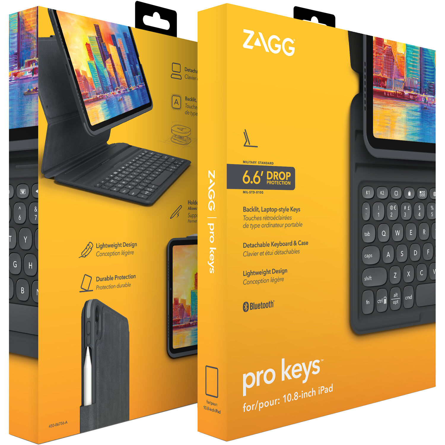ZAGG Pro Keys keyboard case for iPad 10th Gen A16 — view 10