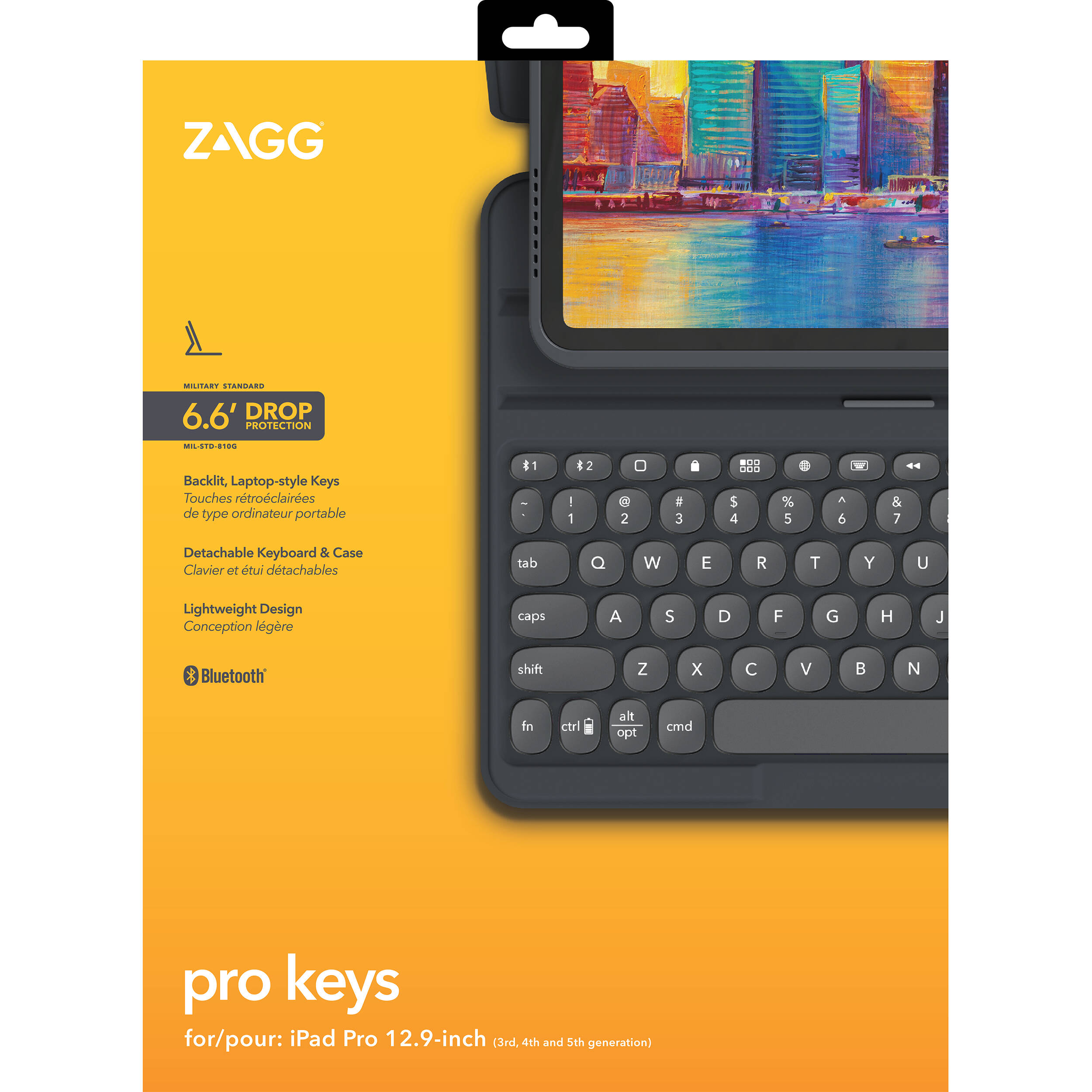 ZAGG Pro Keys detachable case and wireless keyboard for Apple iPad Pro 12.9 — view 5