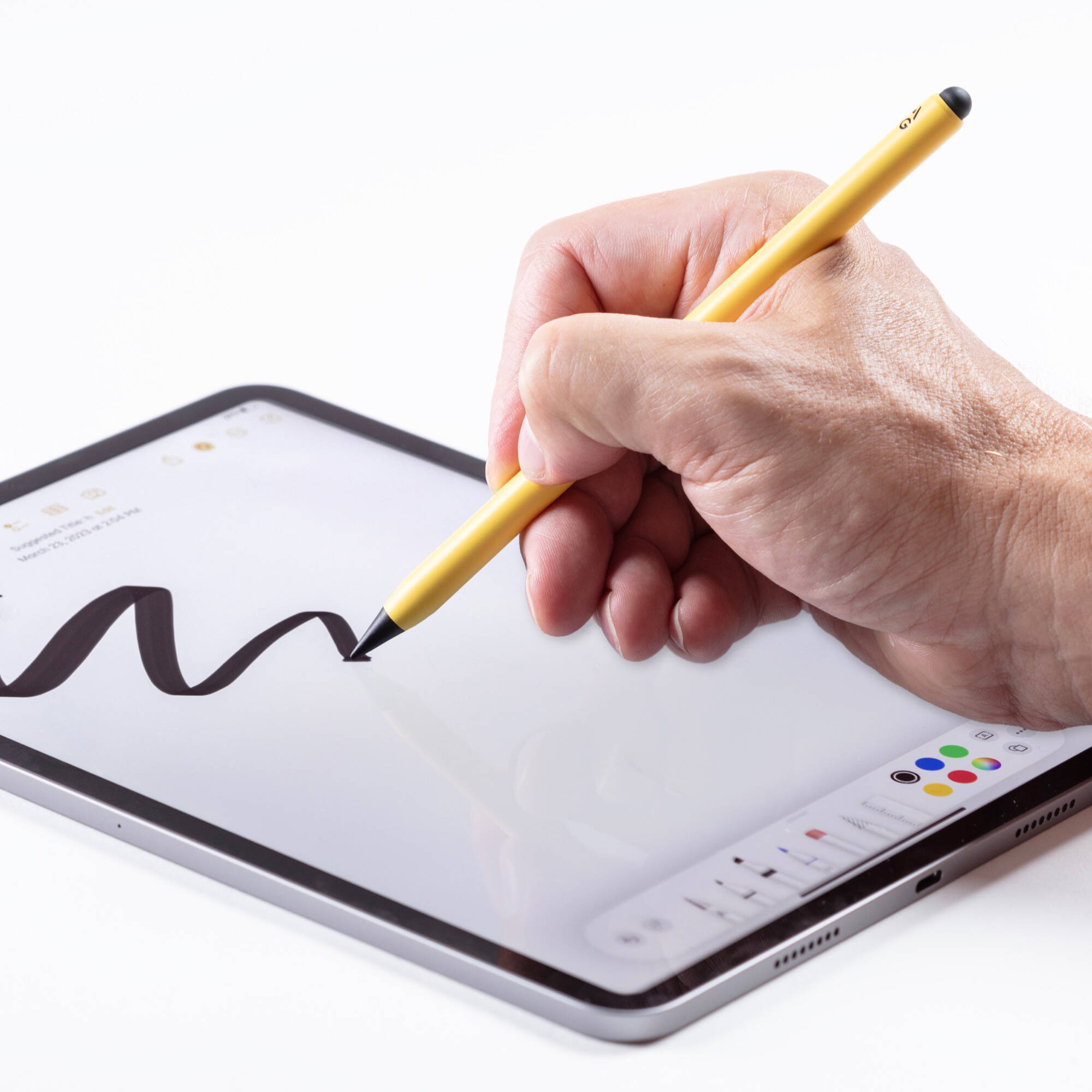 ZAGG Pro Stylus 2 Gray tablet stylus with dual-tip design for iPad note-taking — view 7