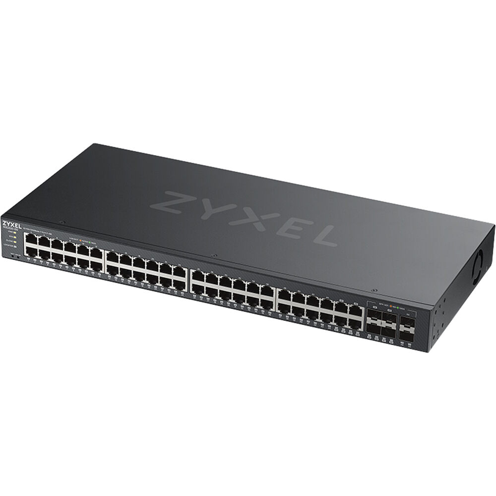 Zyxel GS2220-50 48-port Gigabit managed switch for Layer 2 access networking — view 3