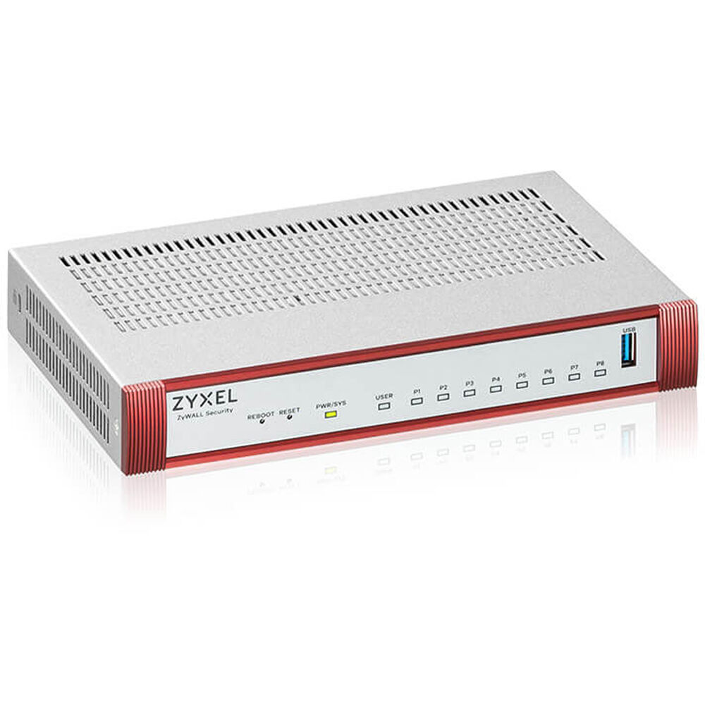 Zyxel USG FLEX 100H hardware-only UTM firewall for small office VPN and perimeter security — view 3