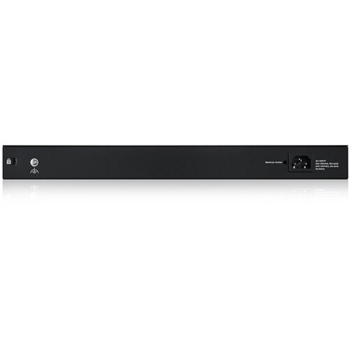 Zyxel XGS2220-54HP managed Layer 2 switch with 48 Gigabit PoE ports, 600 W budget, and 10G uplinks — view 3